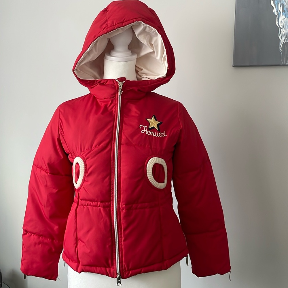 Fiorucci girls hooded puffer, styled in Italy